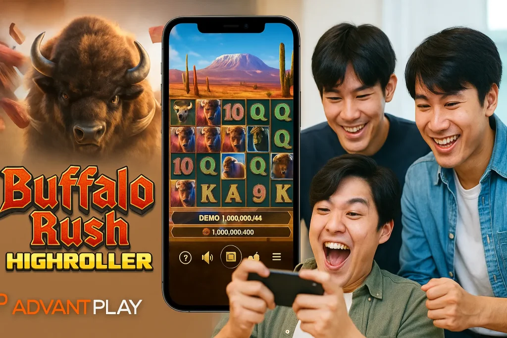 วิธีการเล่น รีวิว Buffalo Rush HIGHROLLER
