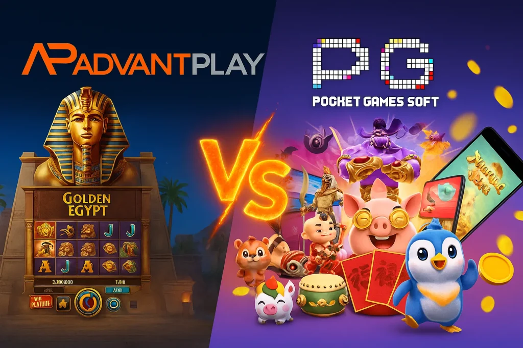 AdvantPlay vs PG Soft ค่ายไหนตอบโจทย์ผู้เล่นยุคใหม่มากกว่ากัน?