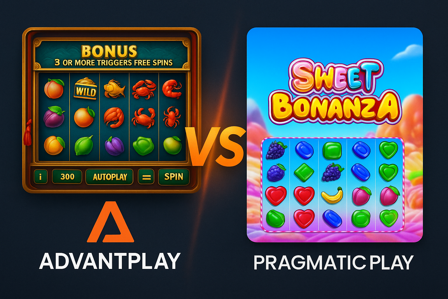 สล็อตมือถือ AdvantPlay vs Pragmatic Play ค่ายไหนแตกง่าย 2025