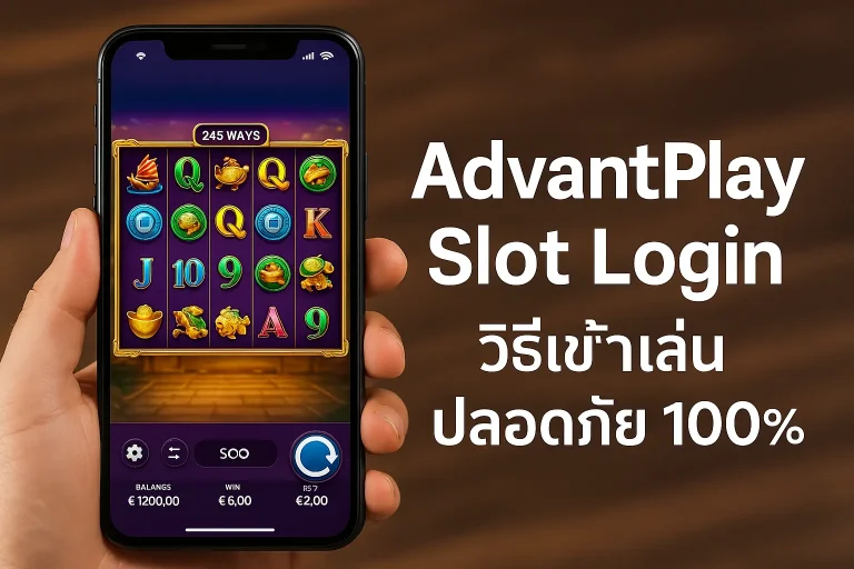 AdvantPlay Slot Login คู่มือเข้าเล่นอย่างปลอดภัย 2025 | มือใหม่ก็ทำได้