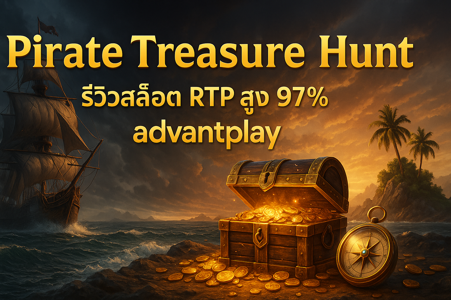 รีวิวเกมสล็อต Pirate Treasure Hunt | AdvantPlay 2025