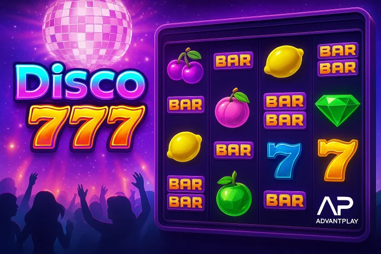 รีวิวเกมสล็อต Disco 777 | AdvantPlay 2025
